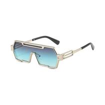 Óculos De Sol Femininos Retrô De Luxo UV400 Com Lentes Divididas Retangulares E Design Moderno