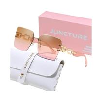 Óculos De Sol Femininos Sem Armação Com Gradiente, Grande Estilo, Presentes Para Festas E Feriados