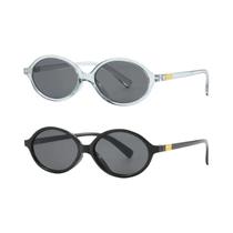 Óculos De Sol Femininos Sexy Pequenos Em Forma Oval Pacote Com 2 UV400 Lentes Luxuosas Vintage