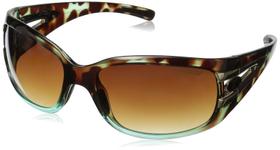 Óculos de Sol Femininos Tifosi Lust Wrap - Hastes de 134 mm - Modelo Blue Tortoise