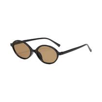 Óculos De Sol Femininos Vintage Com Armação Oval UV400, Design De Marca, Estilo Retrô