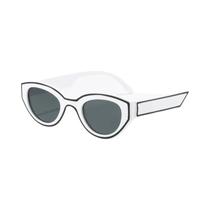 Óculos De Sol Femininos Vintage Com Gradiente De Cor Candy, Estilo Cat Eye, UV400, Óculos De