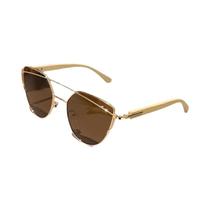 Óculos De Sol Femininos Vintage Olho De Gato Com Ponte Dupla E Lentes Espelhadas, Design De Marca De Óculos De Sol Femininos Vintage Olho De Gato Com Ponte Dupla E Lentes Espelhadas, Design De Marca De