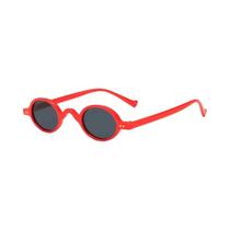 Óculos De Sol Femininos Vintage Punk Redondos UV400 Hip Hop Oval Para Viagem E Ciclismo