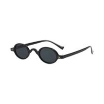 Óculos De Sol Femininos Vintage Punk Redondos UV400 Hip Hop Oval Para Viagem E Ciclismo