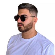 Óculos De Sol Finoti Hexagonal Tradicional Feminino Masculino Uv400