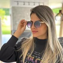 óculos de sol Finoti redondo gatinha feminino Lançamento Original UV400