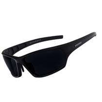Óculos de Sol Flexivel Esportivo Masculino Polarizado Preto Fosco 702