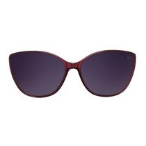 Óculos de Sol FMF Feminino Borboleta Roxo Degradê Estilo e Proteção UV