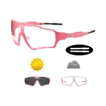 Óculos de Sol Fotocromáticos ELAX Sports - Para Ciclismo, MTB e Bike - Unissex