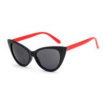 Óculos de Sol Gatinho Moda Vintage Feminino Proteção UV400 Óculos de Sol Gatinho Moda Vintage Feminino Proteção UV400