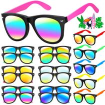 Óculos de sol GINMIC Kids Neon Party Favors UV400 Protection
