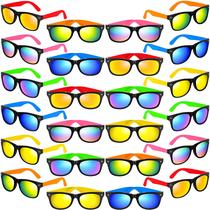 Óculos de sol GINMIC Kids Neon Party, pacote com 24 unidades com proteção UV400