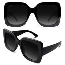 Óculos de Sol GQUEEN Oversized Quadrados - Modelo S904 para Mulheres