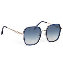 Óculos De Sol Grande Feminino Armação Fina Proteção UV