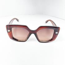 Óculos de sol grosso modelo gatinho quadrado haste relevo exclusivo CÓD: 5019-139