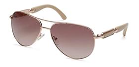 Óculos de sol GUESS Factory femininos Metal Pilot Shiny Rose Gold Óculos de sol GUESS Factory femininos Metal Pilot Shiny Rose Gold