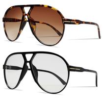 Óculos de Sol GUVIVI Retro Aviator - Estilo Vintage Oversized para Homens e Mulheres Óculos de Sol GUVIVI Retro Aviator - Estilo Vintage Oversized para Homens e Mulheres
