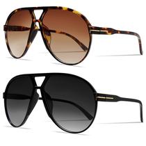 Óculos de Sol GUVIVI Retro Aviator - Estilo Vintage Oversized para Homens e Mulheres Óculos de Sol GUVIVI Retro Aviator - Estilo Vintage Oversized para Homens e Mulheres