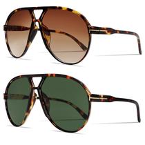 Óculos de sol GUVIVI Retro Aviator Oversized 70s Vintage Style