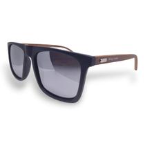 Óculos de Sol Hang Loose Polarizado Preto Espelhado e Bambu Óculos de Sol Hang Loose Polarizado Preto Espelhado e Bambu