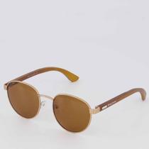 Óculos de Sol Hang Loose Round Marrom