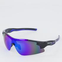 Óculos de Sol Hang Loose Sport C6 Preto e Azul Óculos de Sol Hang Loose Sport C6 Preto e Azul