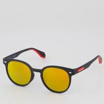 Óculos de Sol Hang Loose Symbole C4 Preto e Vermelho Óculos de Sol Hang Loose Symbole C4 Preto e Vermelho