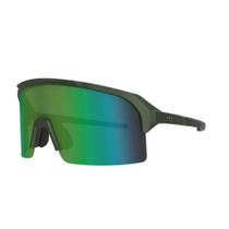 Óculos De Sol Hb Edge M Metallic Green Lente Green Chrome