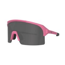 Oculos de Sol Hb Edge Matte Pink Silver Rosa Fumê