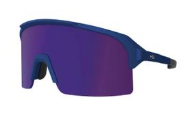 Óculos de sol hb edge matte solid royal blue / blue chrome