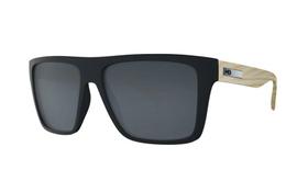 Óculos de sol hb floyd matte black wood gray