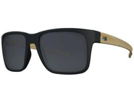 Óculos de Sol HB H-Bomb 2.0 Matte Black Wood Polarized Gray