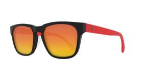 Óculos de sol hb lead matte black red chrome polarized Óculos de sol hb lead matte black red chrome polarized