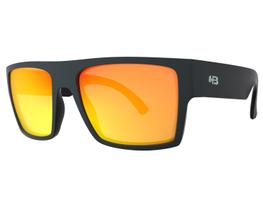 Óculos de Sol HB Loud Matte Black Red Chrome