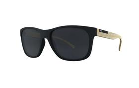 Óculos de sol hb matte black wood gray polarized Óculos de sol hb matte black wood gray polarized