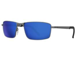 Óculos De Sol HB New Cyclops Matte Chrome Blue Chrome