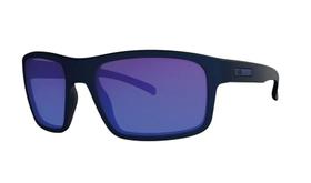 Óculos de sol hb overkill matte black blue / d. blue chrome