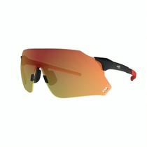 Óculos de Sol HB Quad X 2.0 Matte Black Red Chrome