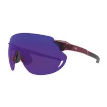 Óculos de sol HB Quad Z 2.0 Cranberry Blue Chrome Matte Black Gray