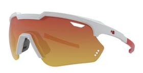 Óculos de sol hb shield compact 2.0 perlead white red chrome