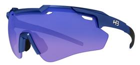 Óculos de sol hb shield evo 2.0 matte blue / blue chrome