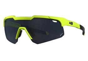 Óculos de sol hb shield evo m neon yellow gray