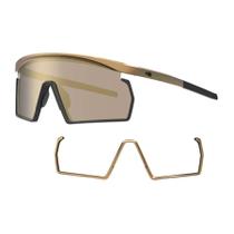 Óculos De Sol Hb Spinner G Gold - Gold M Black Gold Chrome