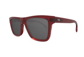 Óculos de sol hb t-drop matte red gray