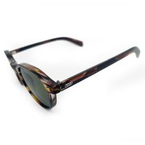 Óculos de sol HD Round Armap com armação e hastes animal print e lentes com proteção UV Óculos de sol HD Round Armap com armação e hastes animal print e lentes com proteção UV