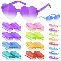 Óculos de sol Heart nylytek para crianças, meninas e meninos de 3 a 12 anos, pacote com 32