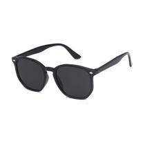 Óculos De Sol Hexagonal Feminino Masculino Retro Uv400 Preto