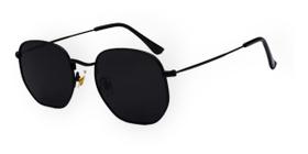 Oculos De Sol Hexagonal Masculino Feminino Geométrico Rb