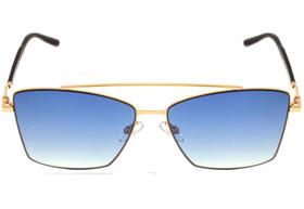 Óculos de Sol Hickmann HI 3074 04C Dourado Brilho / Azul Degradê Óculos de Sol Hickmann HI 3074 04C Dourado Brilho / Azul Degradê